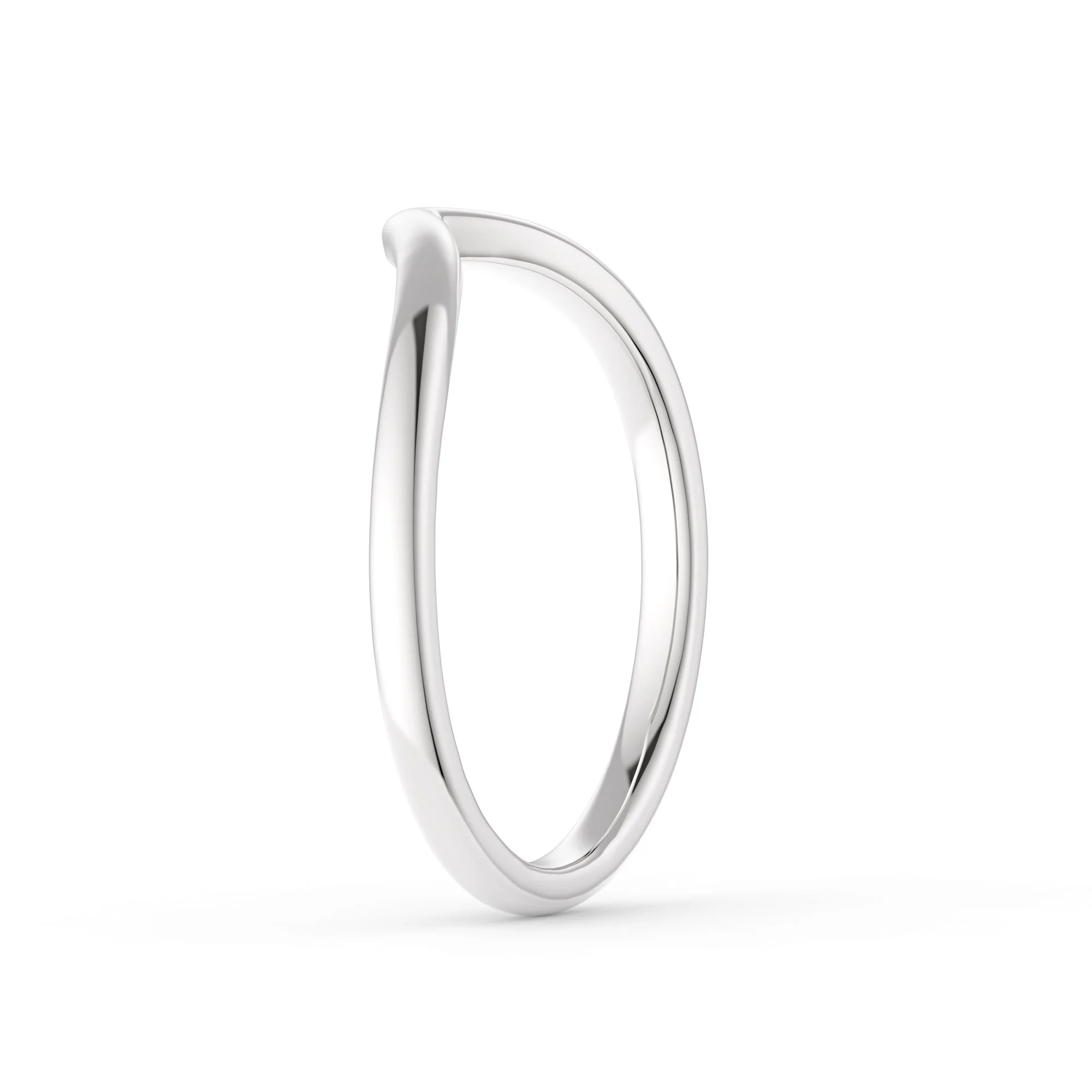 1.7 mm Minimalist V-Shaped Band - Image 2