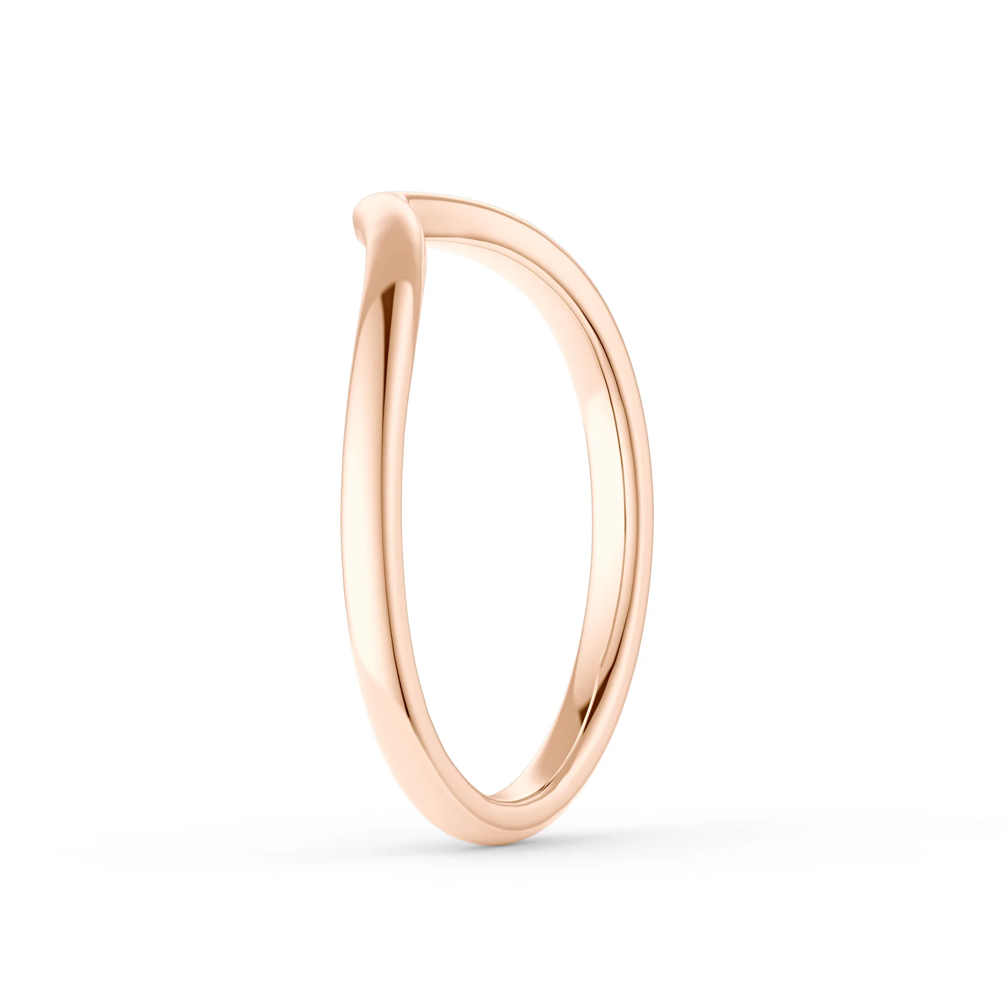 1.7 mm Minimalist V-Shaped Band - Image 8