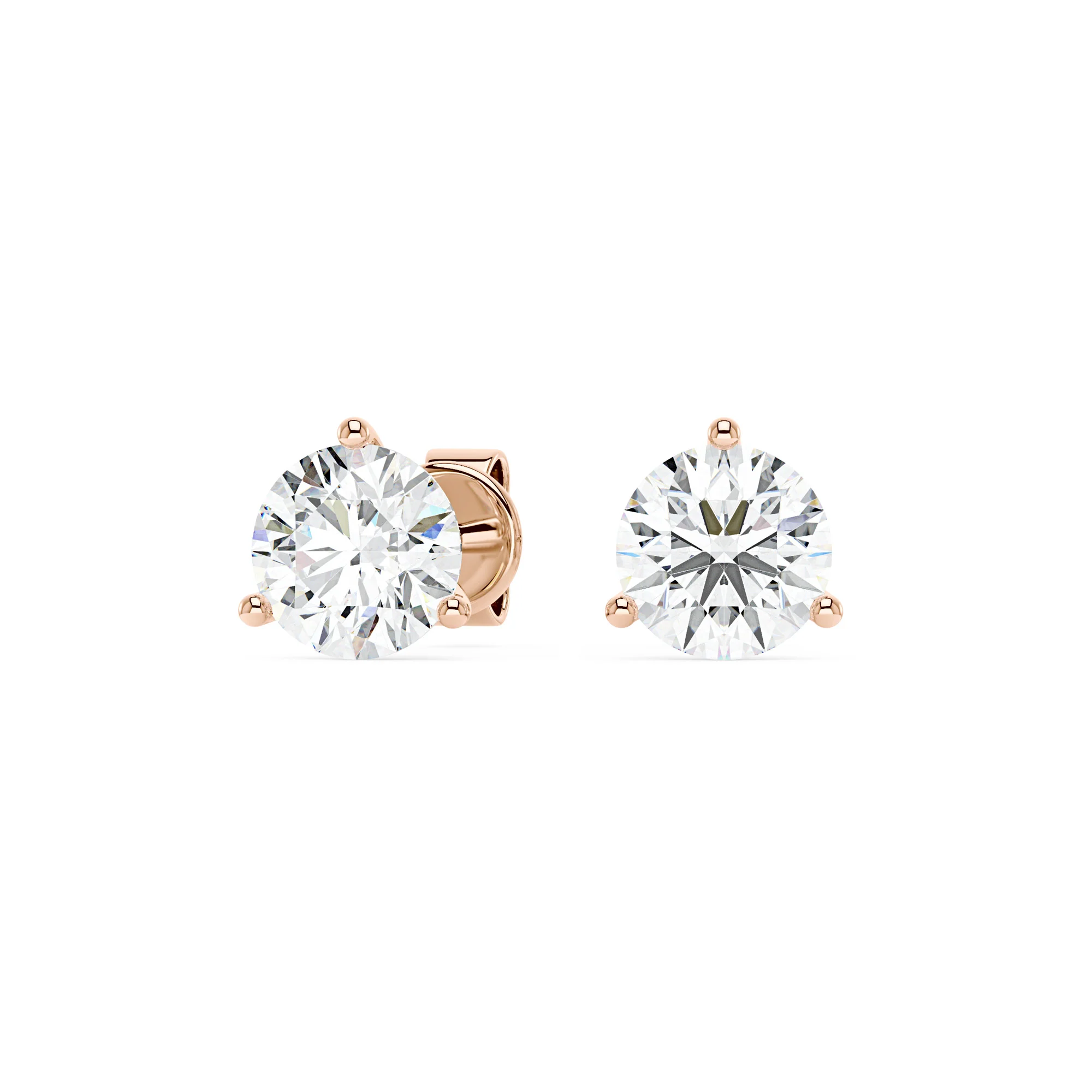 2 Carat Moissanite 3-Prong Stud Earrings - Image 8