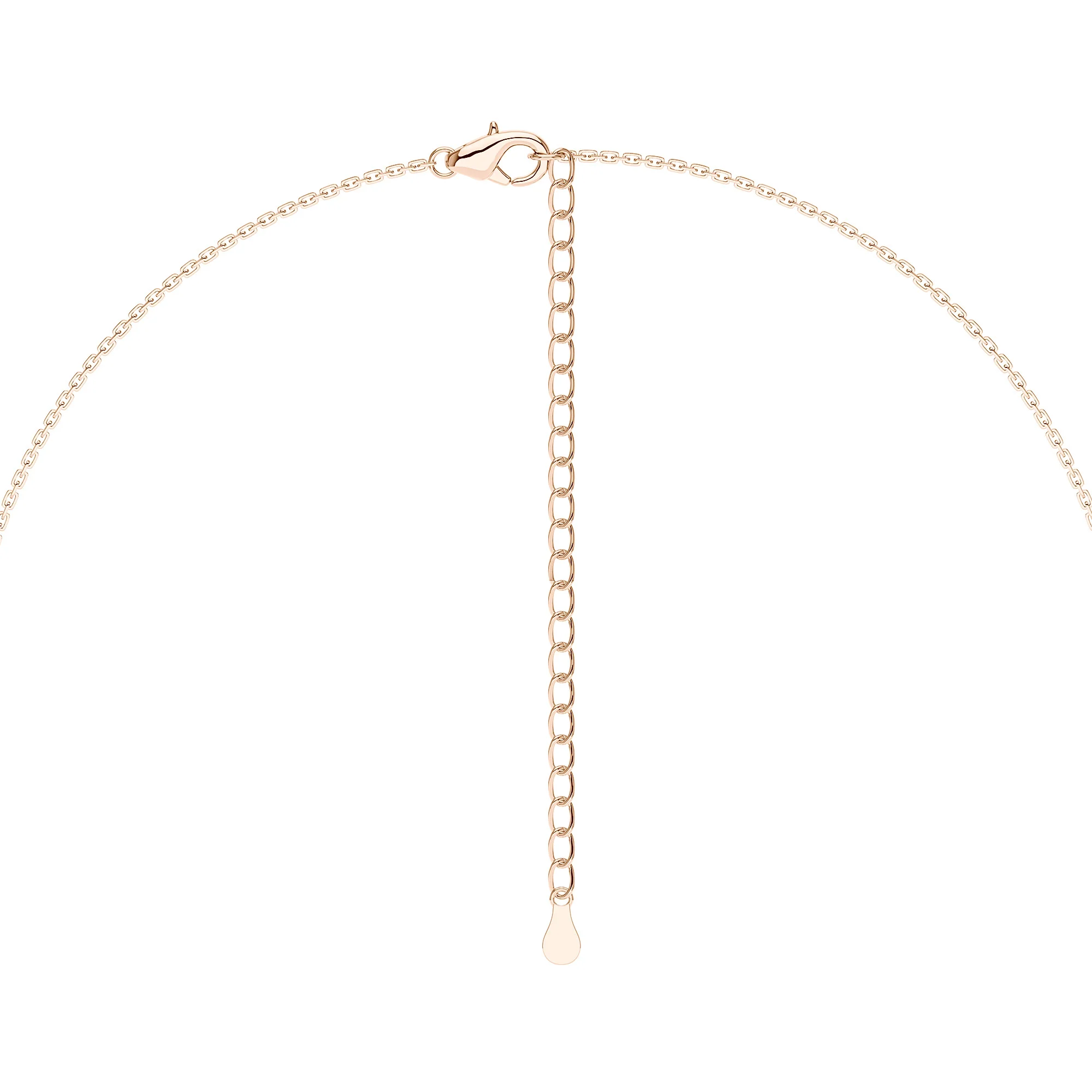 Bezel Set Round Solitaire Moissanite Pendant Necklace - Image 9