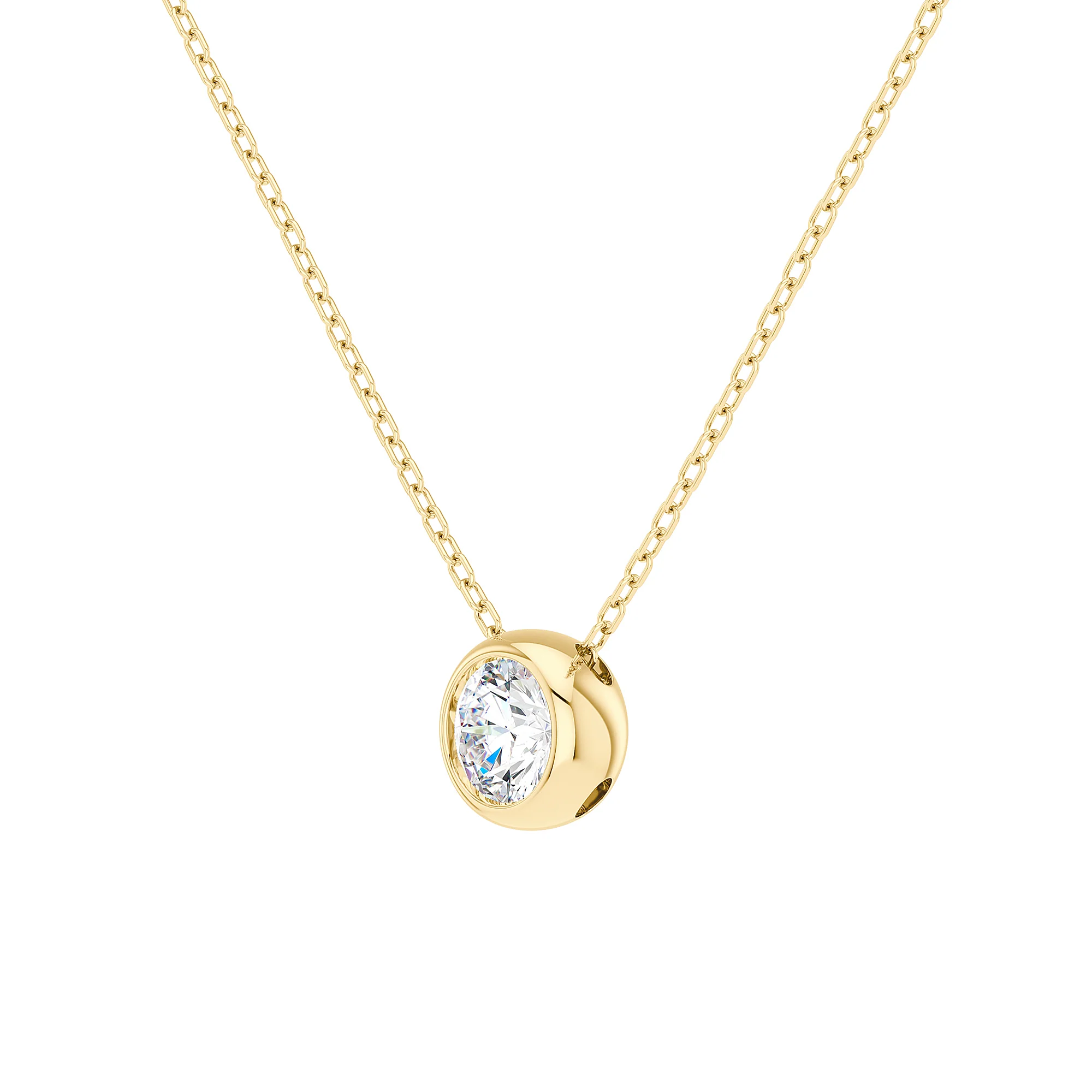 Brilliant 1 Carat Lab-grown Diamond Necklace - Image 5