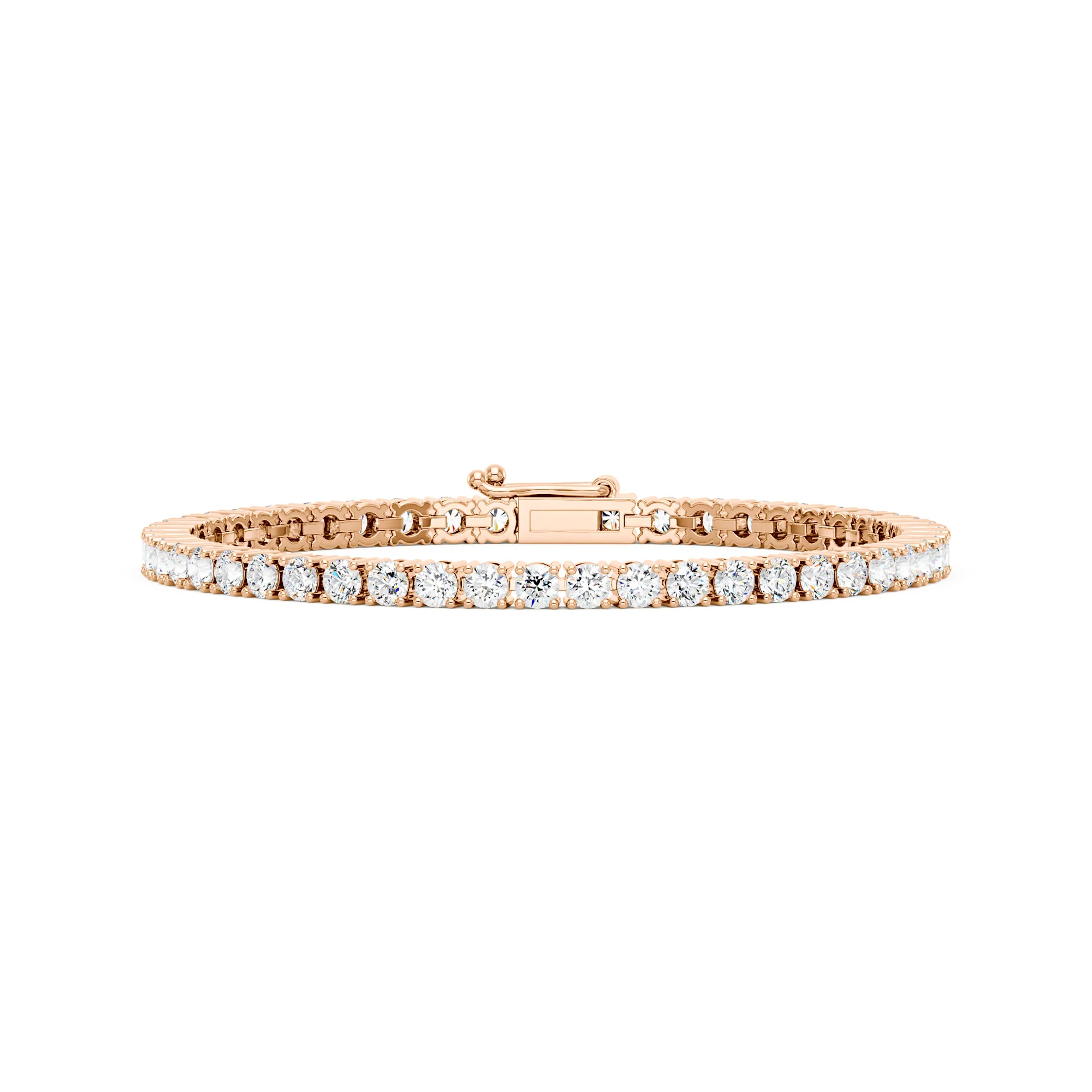 7.2 Carat Classic Round Moissanite Tennis Bracelet - Image 5