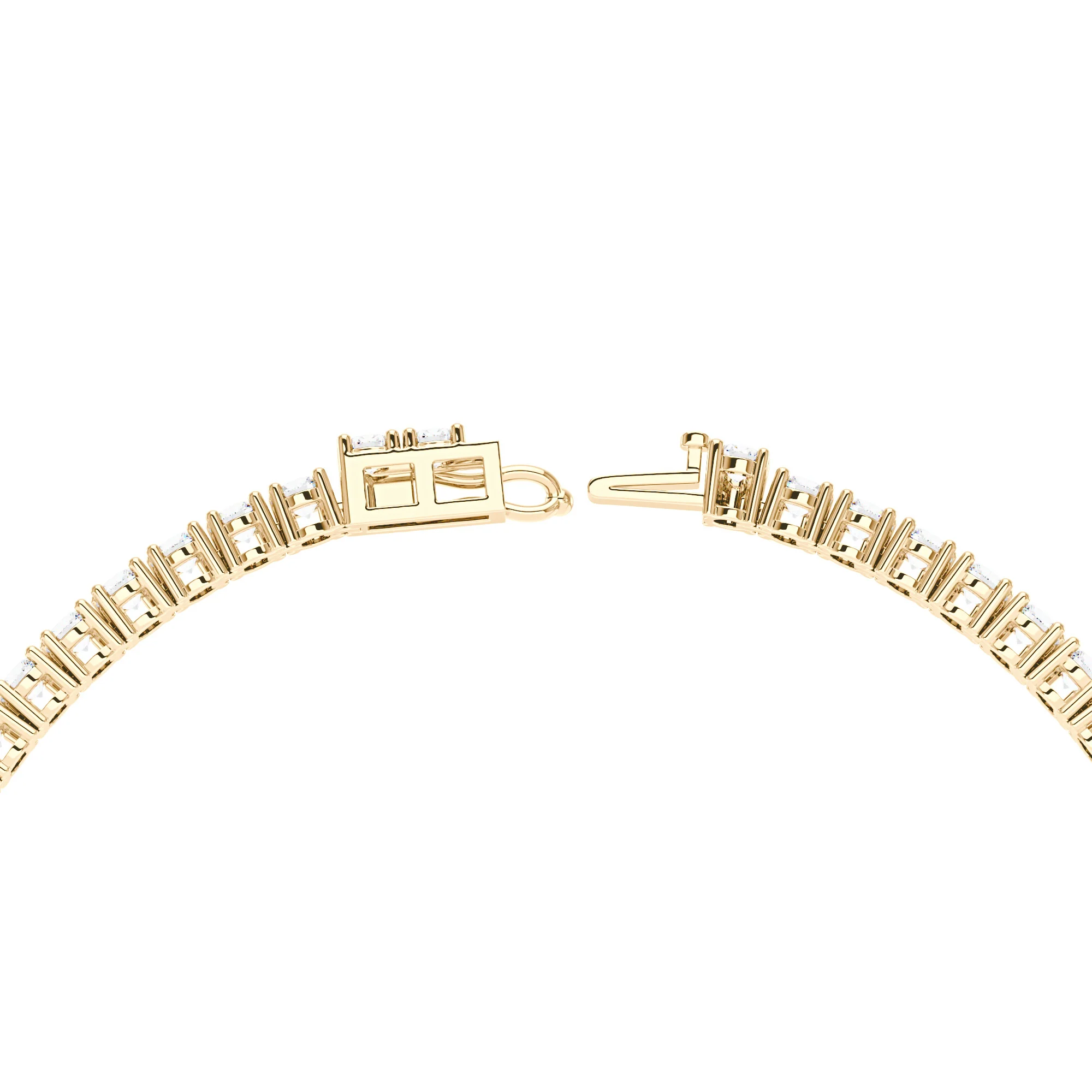 7.2 Carat Classic Round Moissanite Tennis Bracelet - Image 4