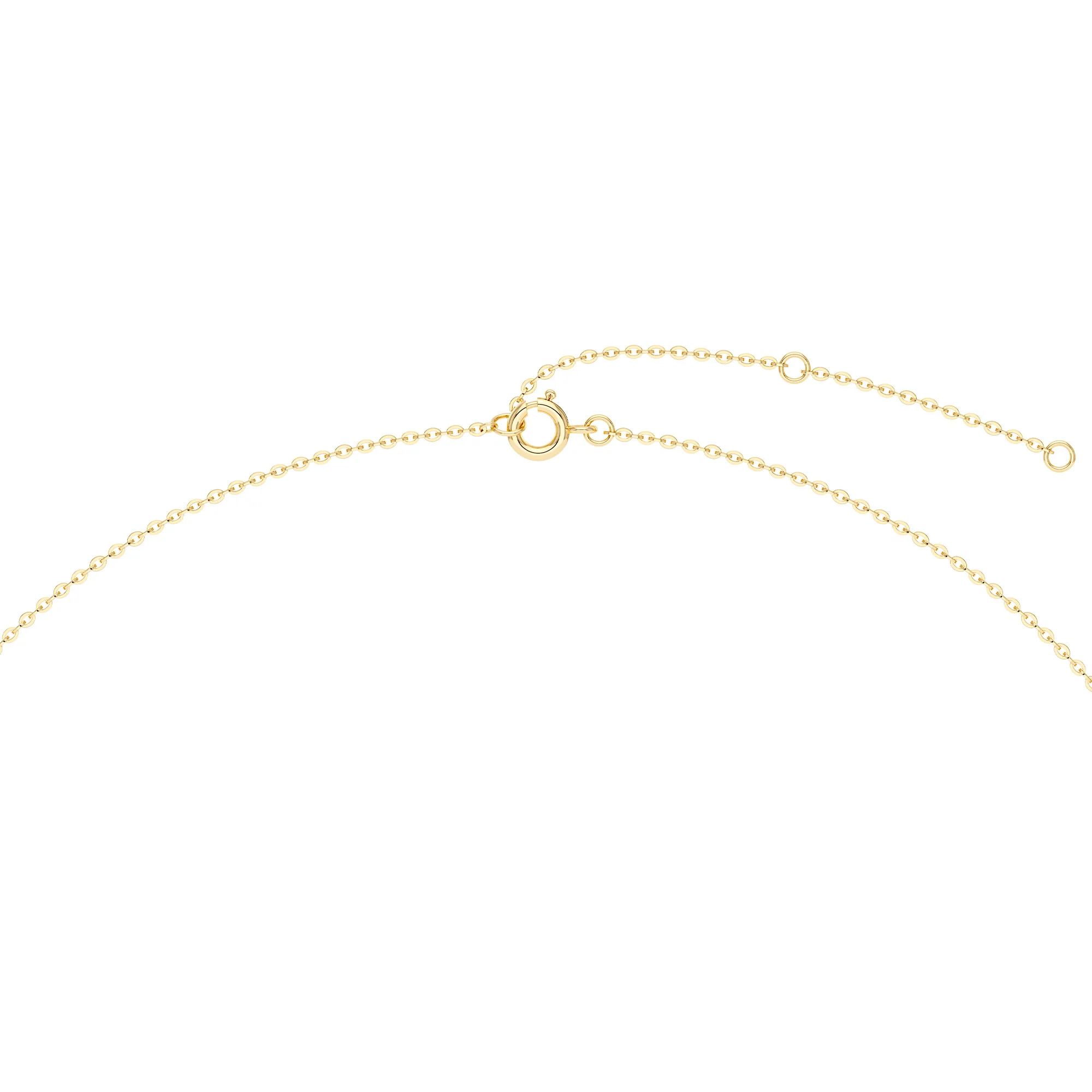Dainty Natural Diamond Necklace in 18K Gold - Image 3