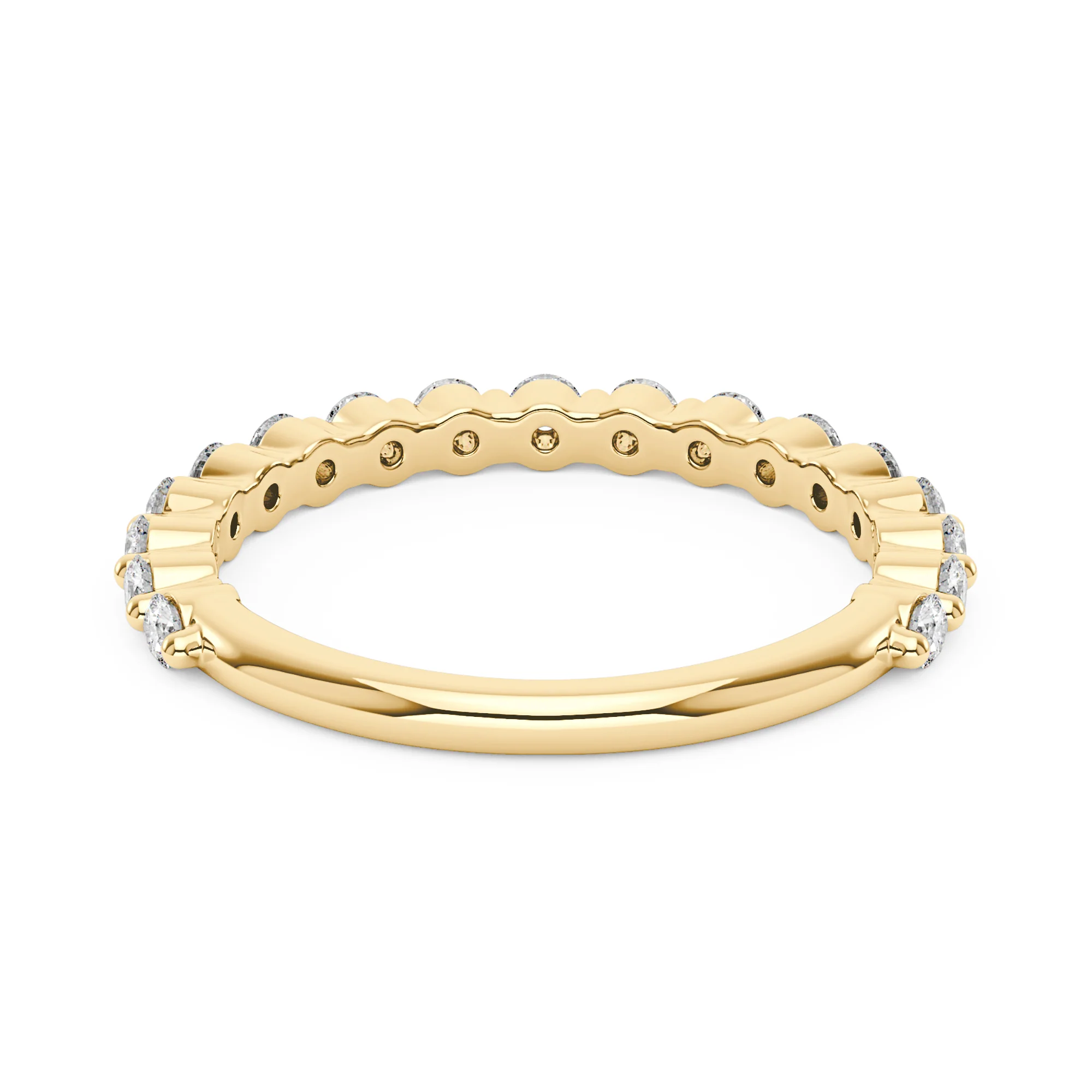 Elegant Half Eternity Wedding Ring - Image 5