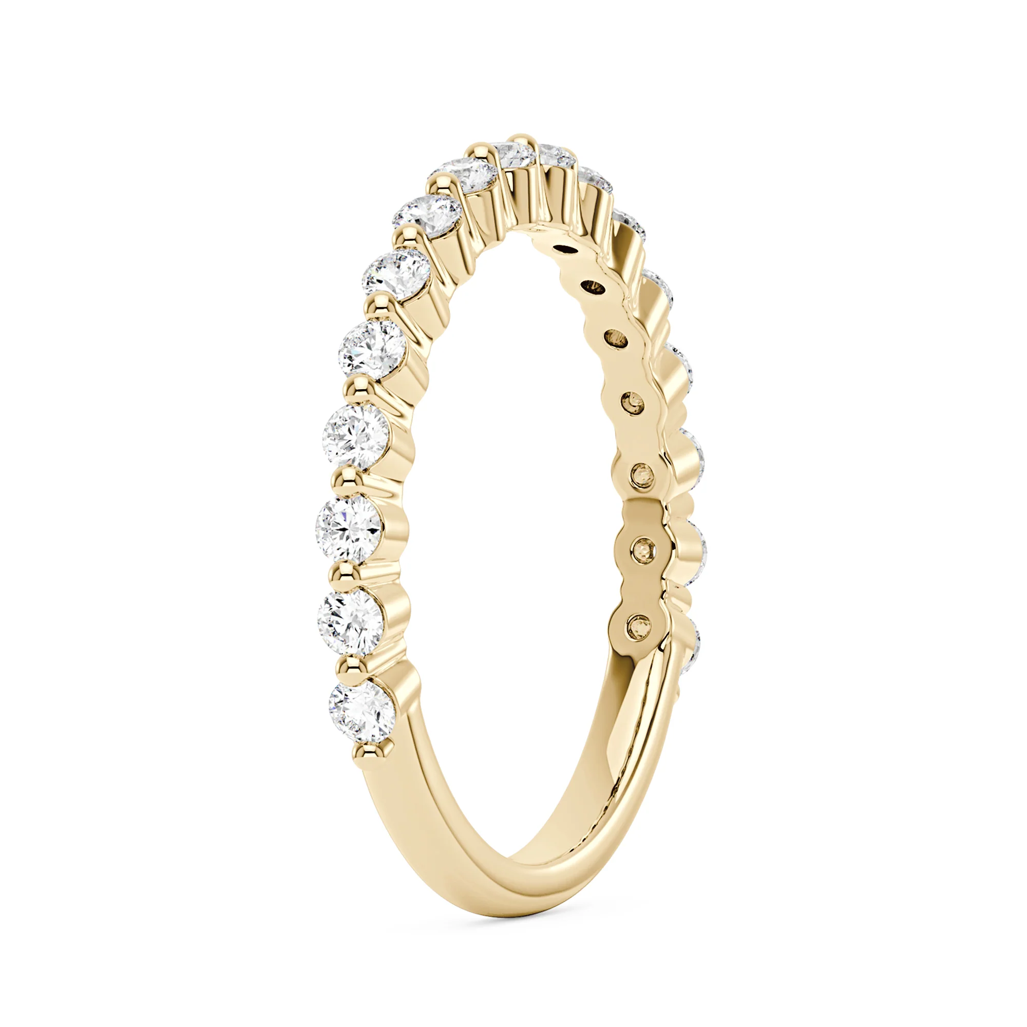Elegant Half Eternity Wedding Ring - Image 6