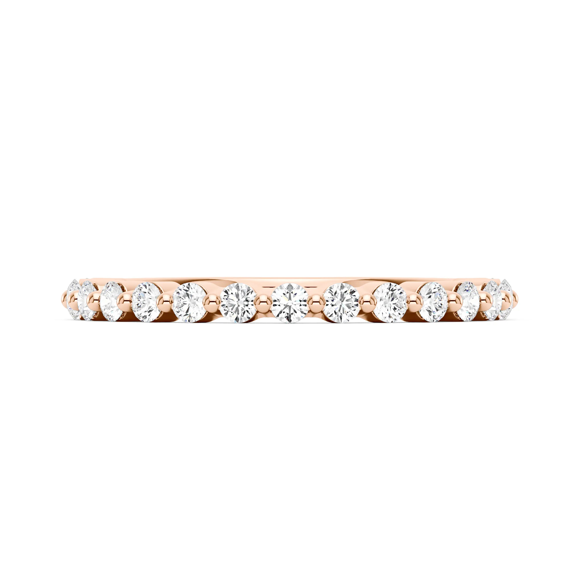 Elegant Half Eternity Wedding Ring - Image 7