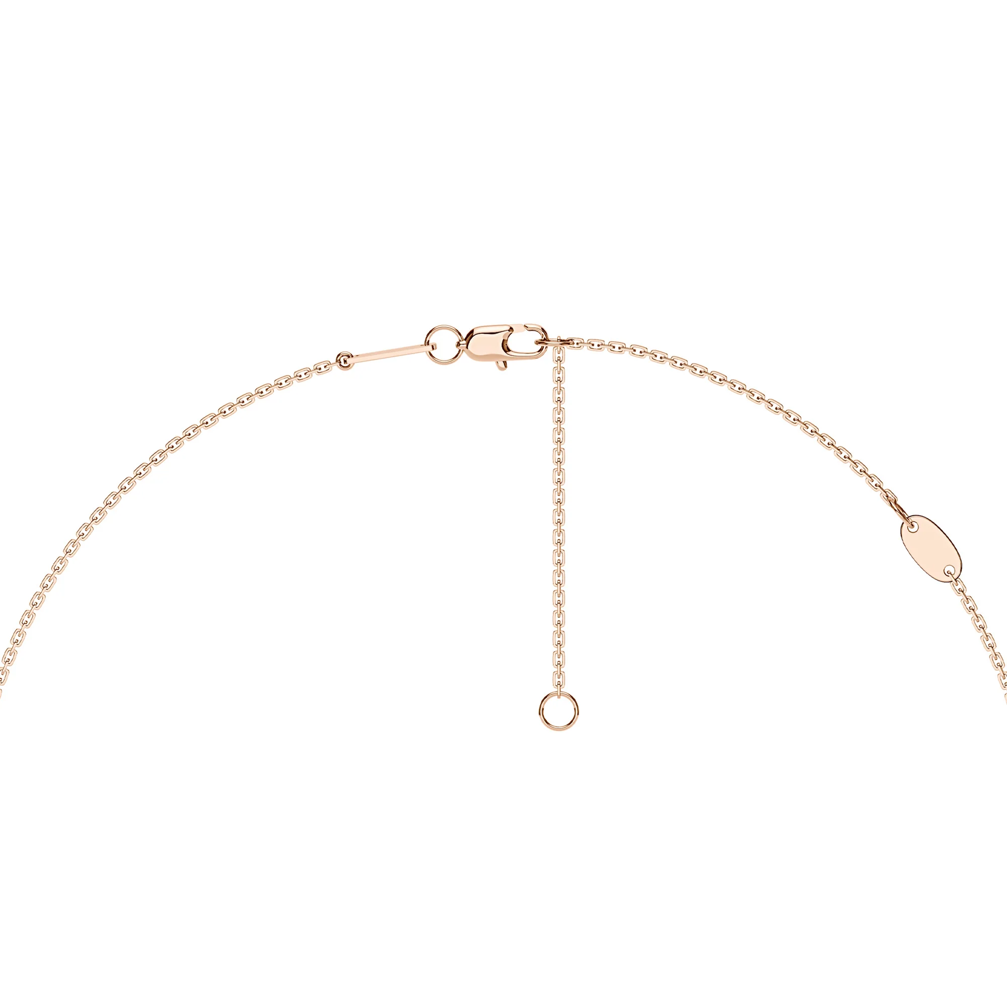 Elegant Round Moissanite Halo Pendant Necklace - Image 9