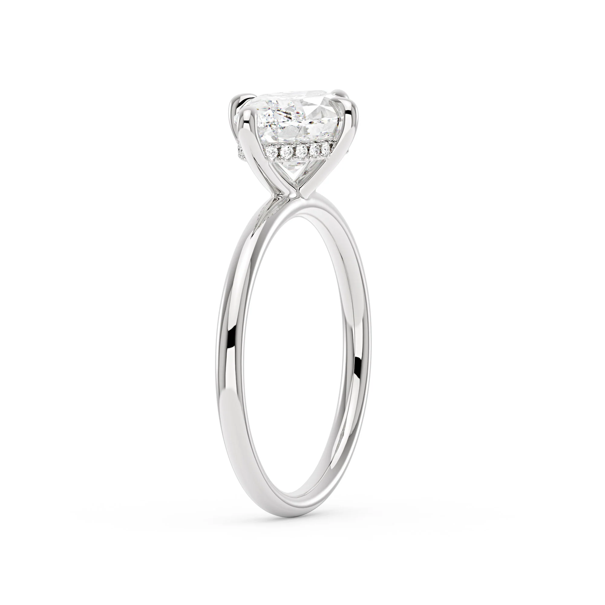 Marquise Moissanite East West Solitaire Ring - Image 5