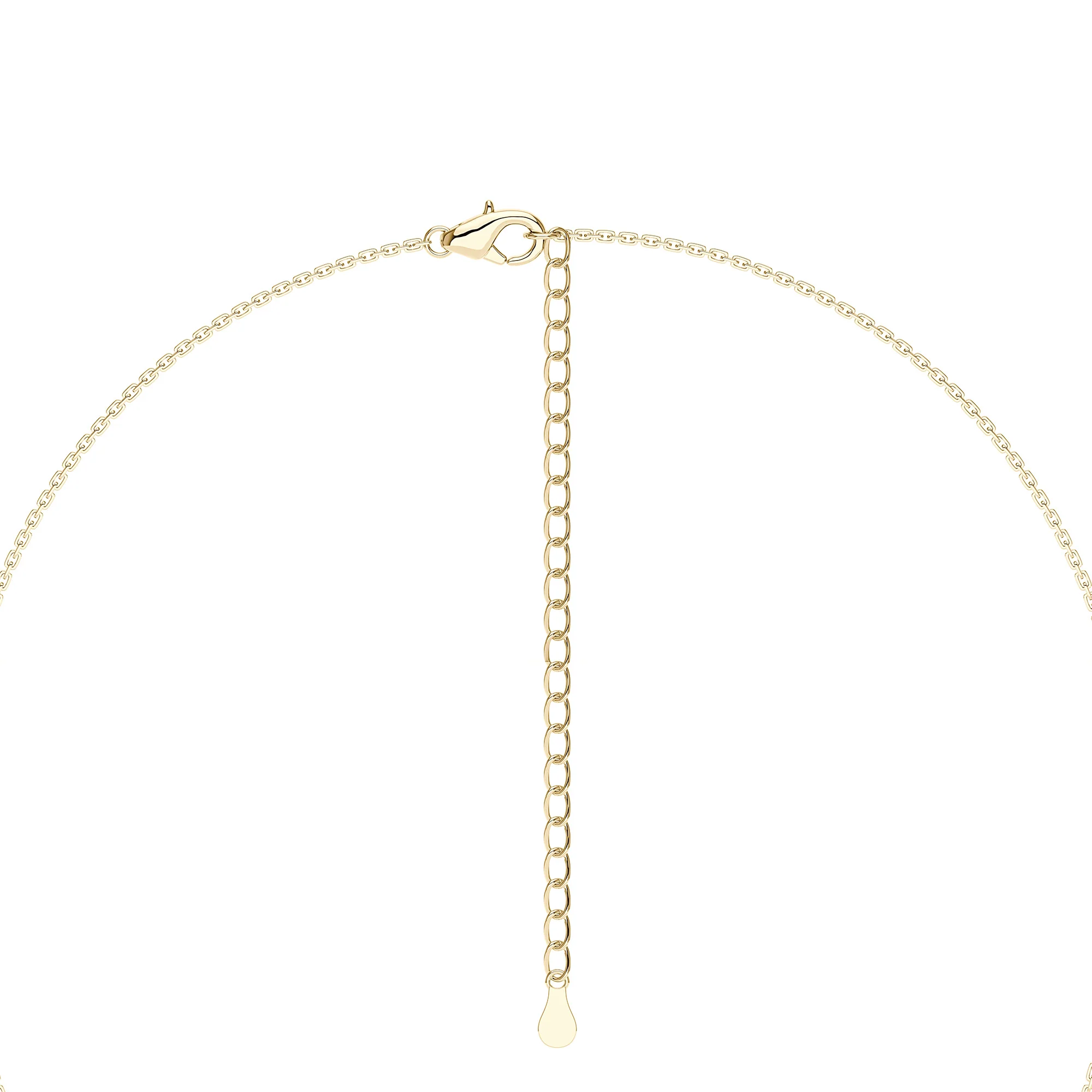 Oval Moissanite Pendant Necklace - Image 6