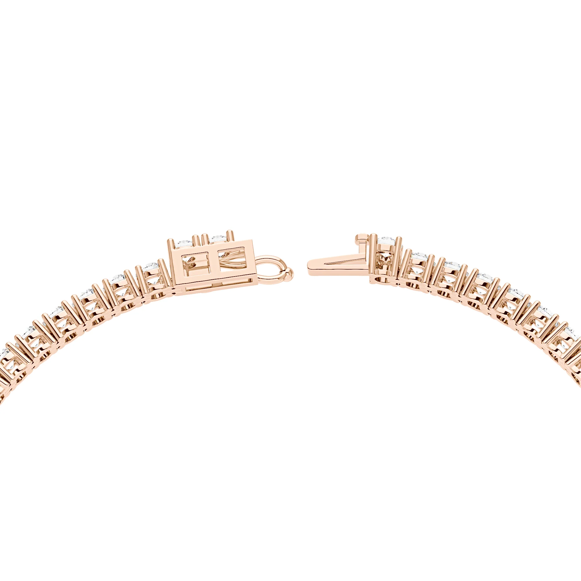 6 Carat Round Cut Moissanite Tennis Bracelet - Image 6