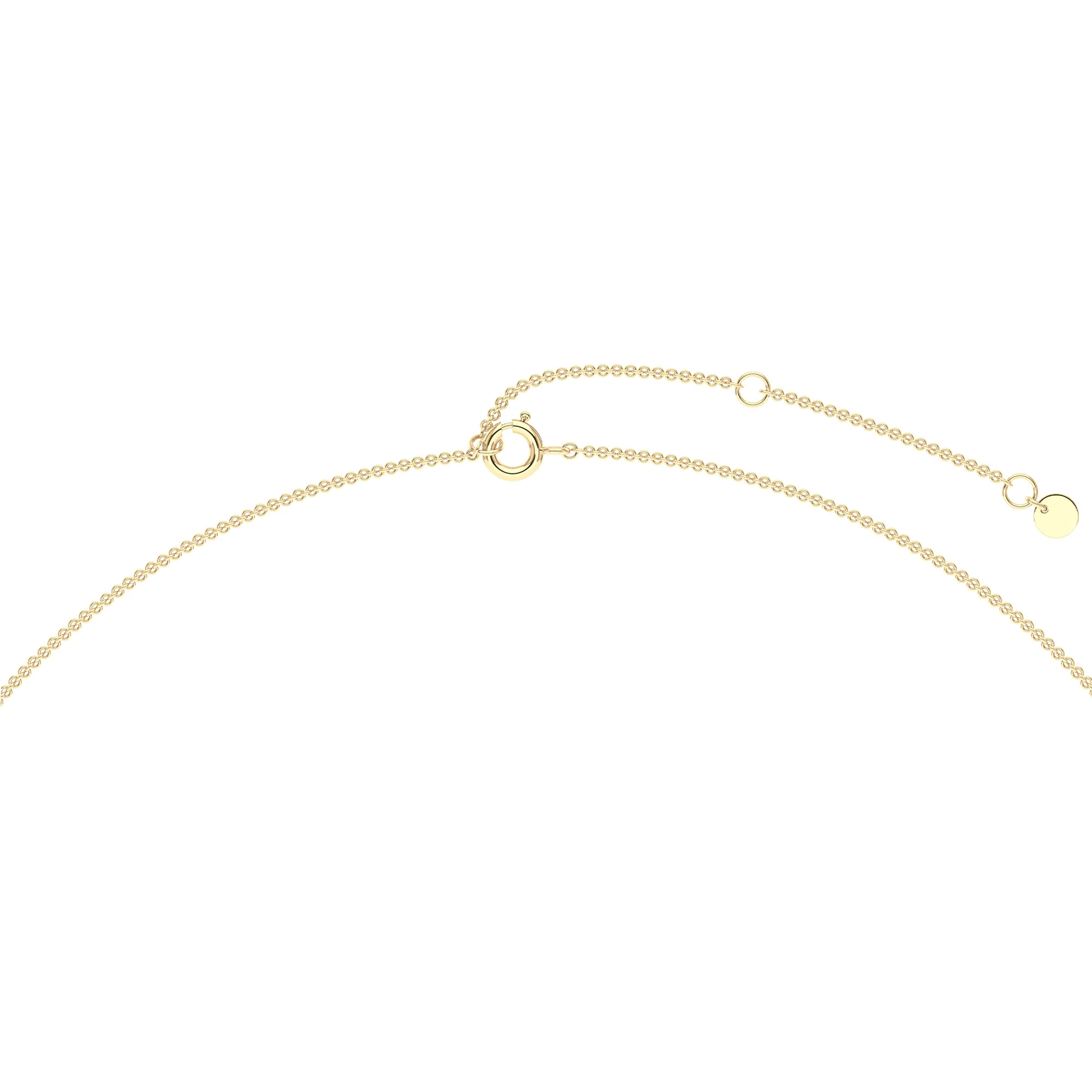Timeless Heart Pendant Chain Necklace in 14K Gold - Image 3