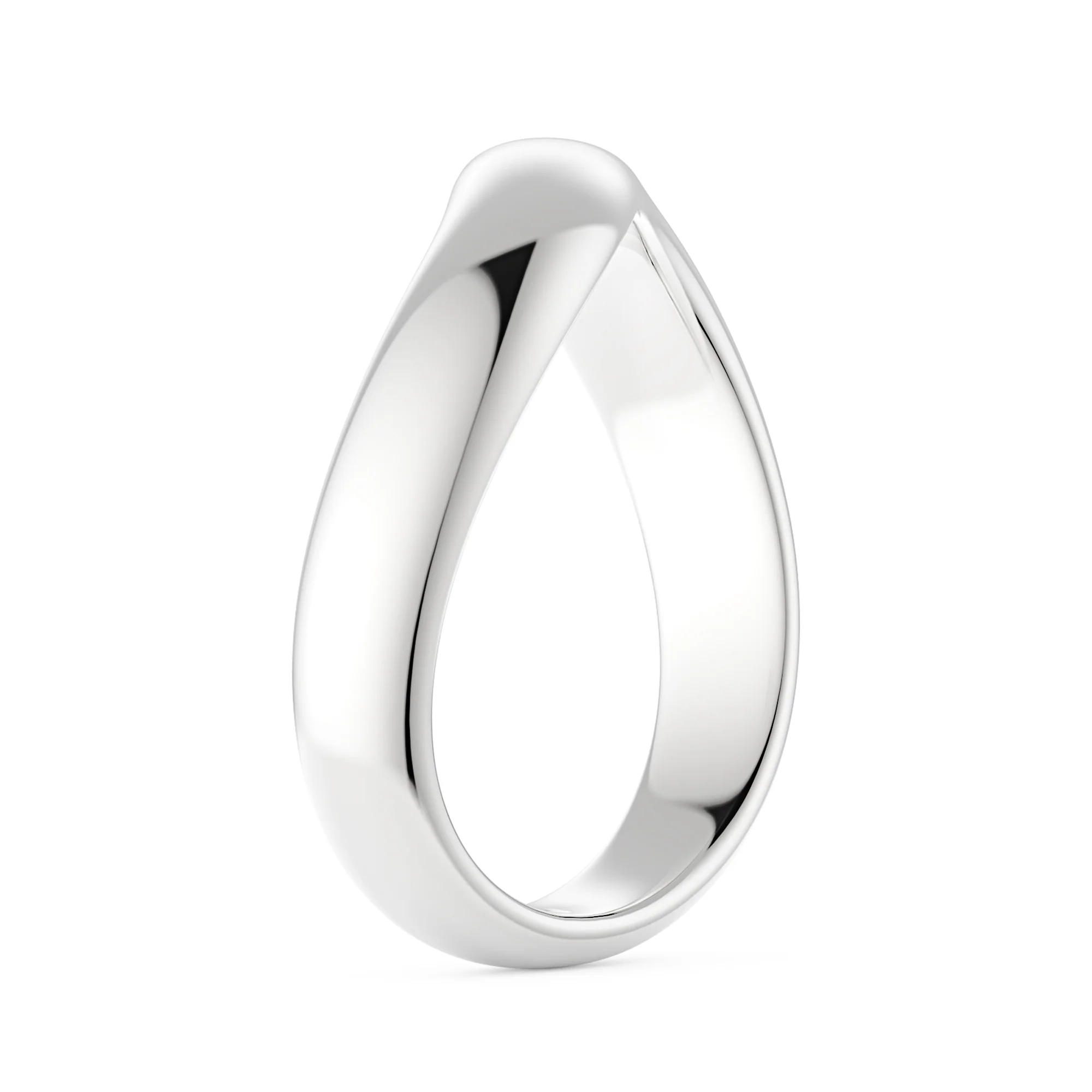 Nature Inspired Wave Solid Band - Image 5