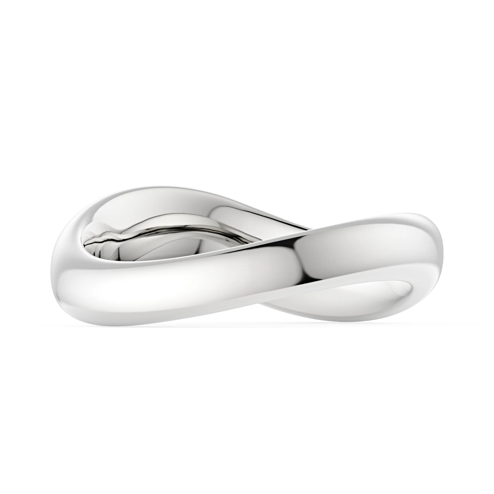 Nature Inspired Wave Solid Band - Image 6